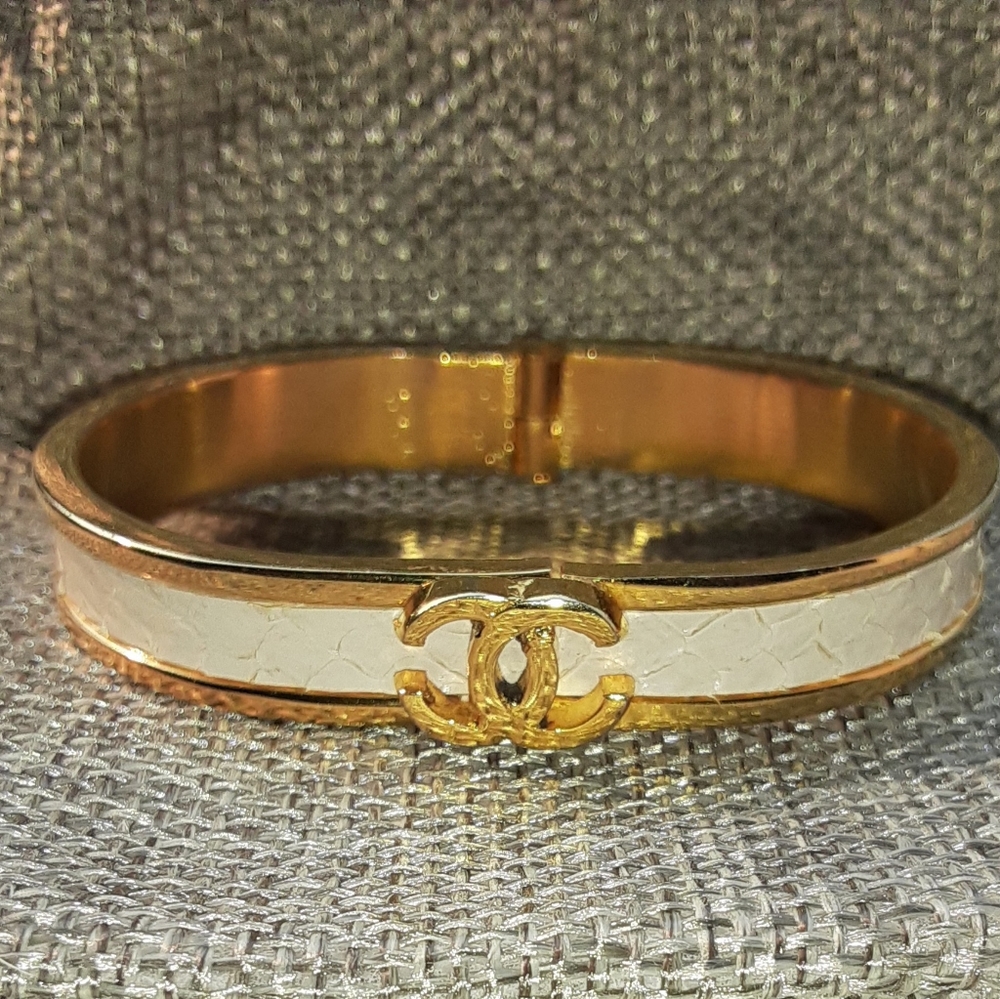 Vintage Chanel Hinged Cuff Bracelet